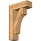 Ekena Millwork Westlake Block Rough Sawn Bracket w/ Offset Brace, Western Red Cedar, 8"W x 24"D x 36"H BKT0806X24X36WTL05RWR - alternate 1